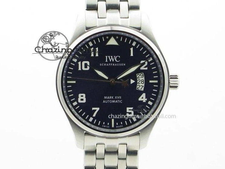 MIROTIME 0225 Big Pilot IW329701 M+F 1:1 Best Edition Black Dial on Brown Leather Strap MY RelaxedFit 7005